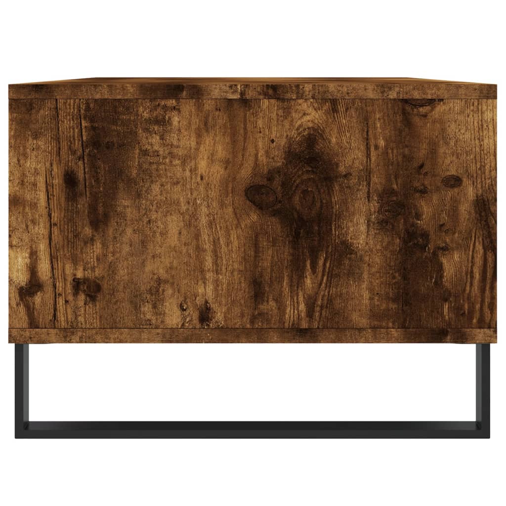 Coffee Table Smoked Oak 90 x 50 x 36.5 cm Particleboard