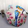 Spring Blossom Birds Wall Art PrintUmbrella, Portable 3-Fold Compact Umbrella for Men & Women Gift