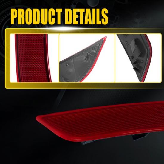 Left Rear Bumper Reflector Light Case For 2010-12 Mercedes-Benz GL-Class X164 EV