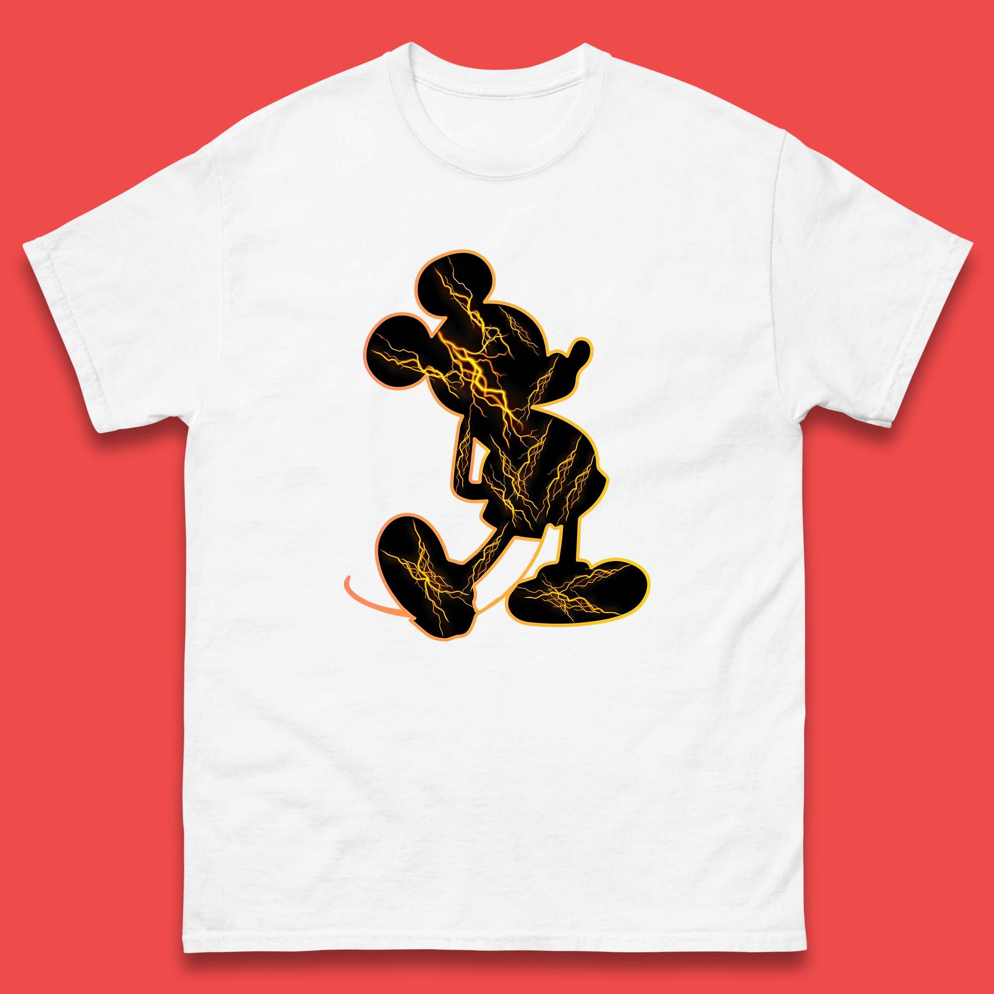 Disney Classic Mickey Mouse Pose Disney Retro Cartoon Character Disneyland Holiday Vacation Mens Tee Top XL