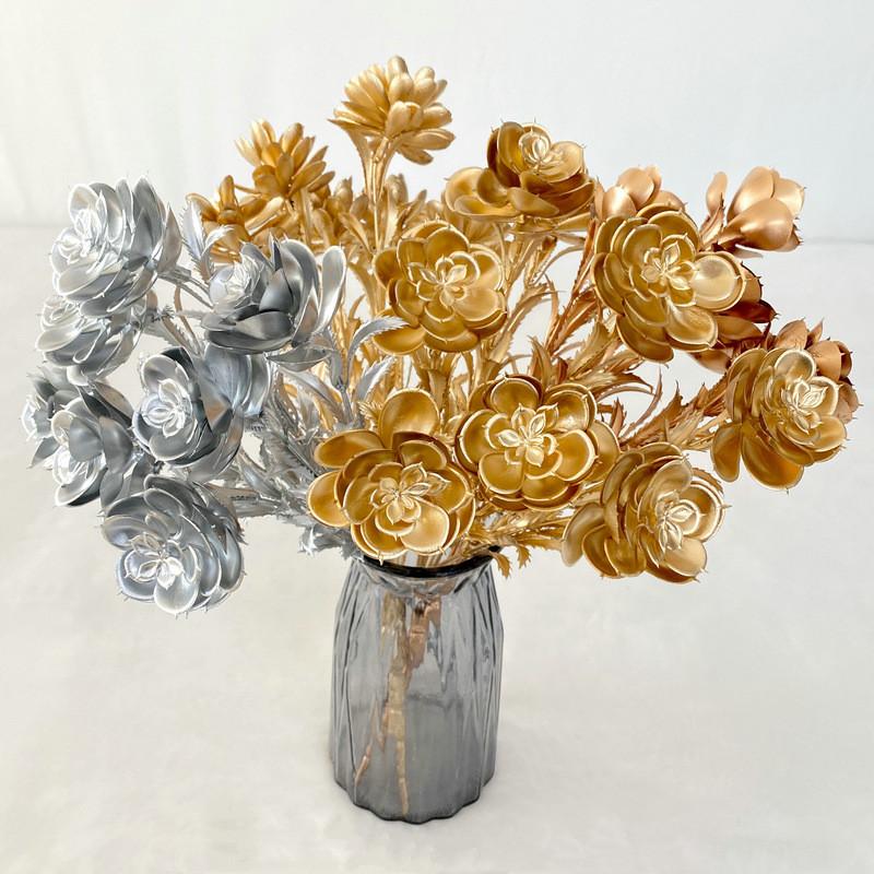 Decorative Plastic Bouquet With Pine Cone Wildflowers For Photography Props Home Interior 73 Chars