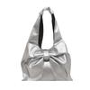 Women Fashion Large Capacity Bowknot Simple Tote Shoulder Handbag