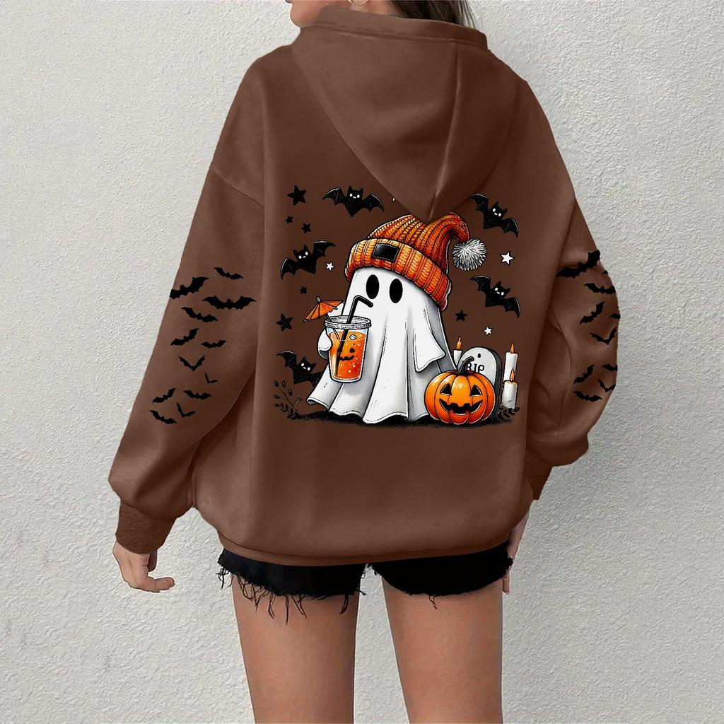 Women's Sweatshirt Casual Long Sleeve Atmosphere Top Loose Popular Round Neck Pullover Sweatshirt Top