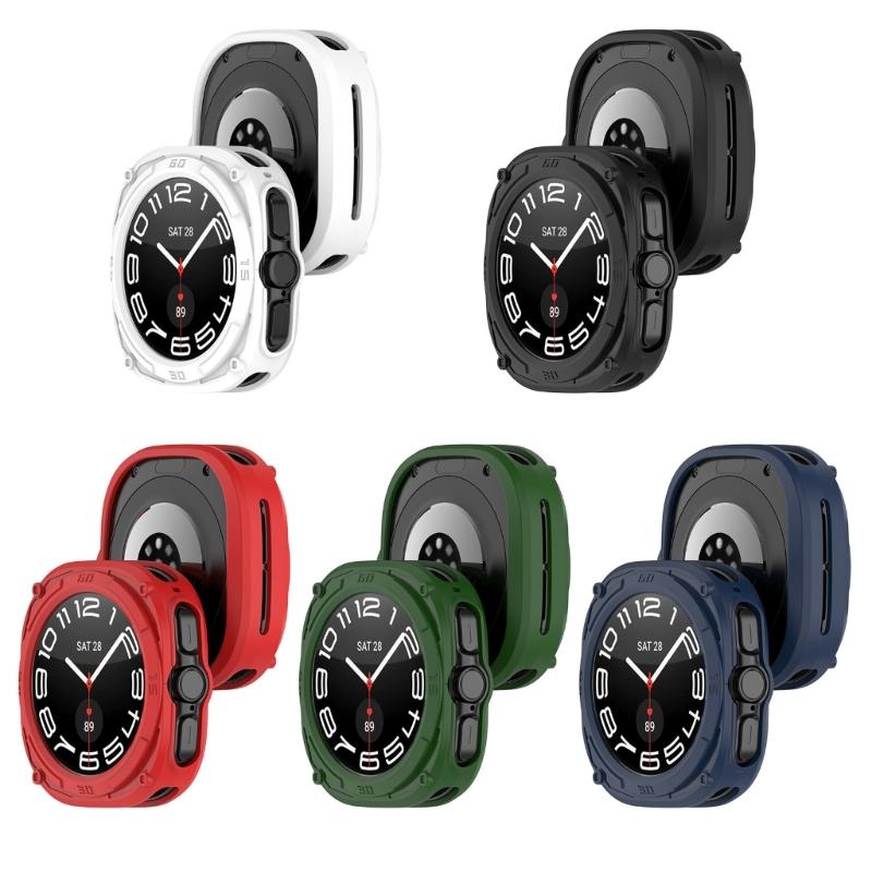 Protector Cover Half Coverage Shell for Watch Ultra 47mm Scratchproof Shell Bumper Frame Case Housing Easy Installation