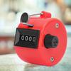 BERM Hand Tally Counter 4 Digits Plastic Knob Reset Handheld Counting Tool with Hook