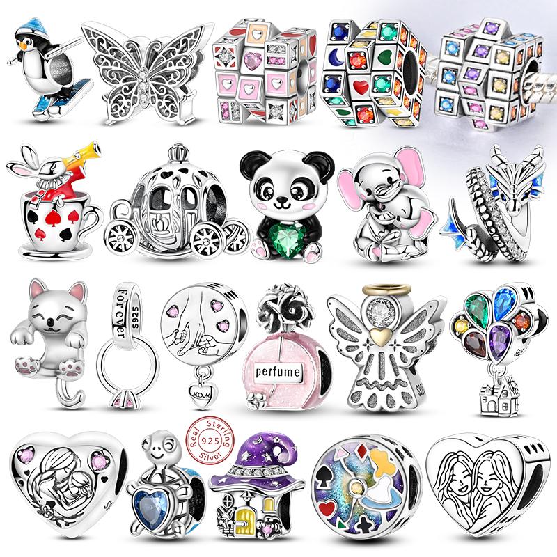 Charms S Copper Charms Beads Fit Original Bracelet Bangle Bead For Women Man Girl Diy Fine Jewelry Making