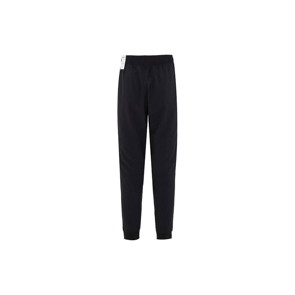 Nike Kids Knitted Sports Pants Letter Print Tapered Kids Bottoms Black FQ0706-010