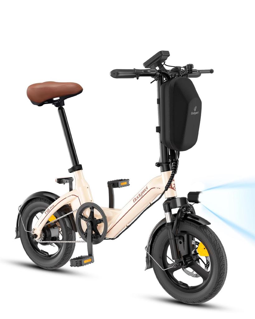 Bodywel T16 Pro E-bike with 250W Motor,36V 10.4AH Battery 14*2.5"Tyre