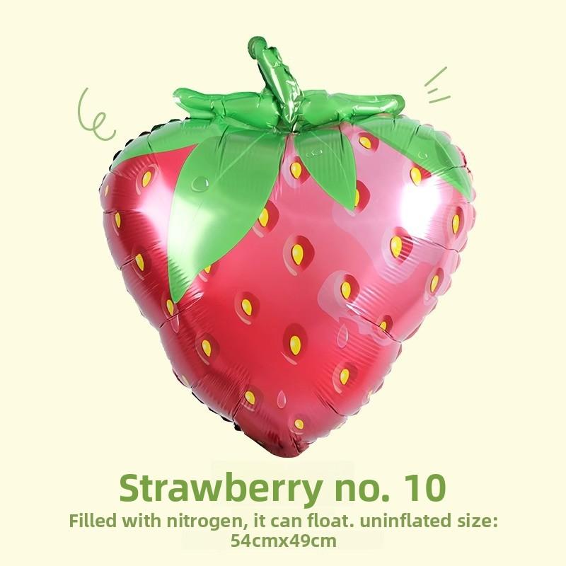 Baloane cu aer plutitoare din folie de aluminiu în formă de fructe și legume, Recuzită foto, Decorațiune eveniment, Decorațiune petrecere tematică de ziua de naștere