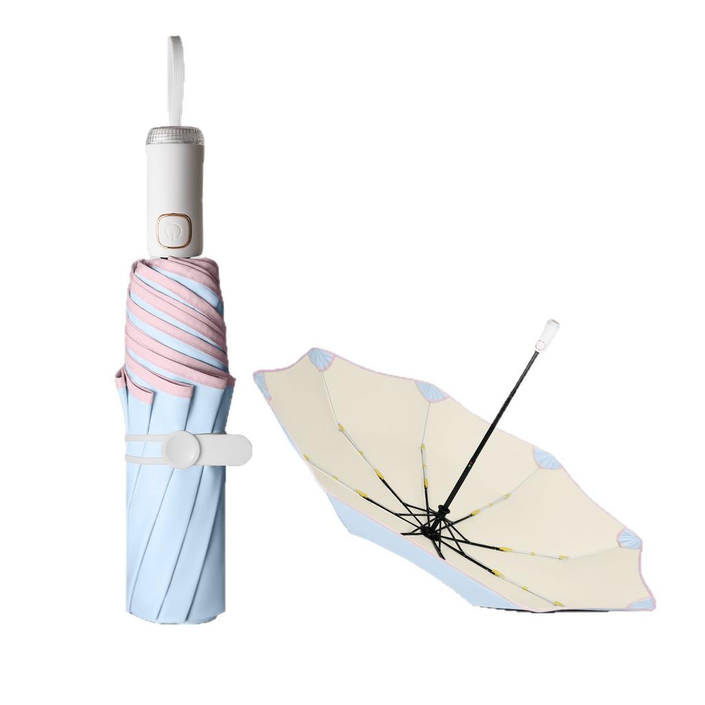 Creative children's three-fold safety rounded corners anti-collision umbrella