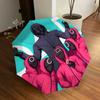 1pc Squid Games Themed High-quality Umbrella,Automatic Opening and Closing Umbrella,Multi-functional Umbrella G0811094
