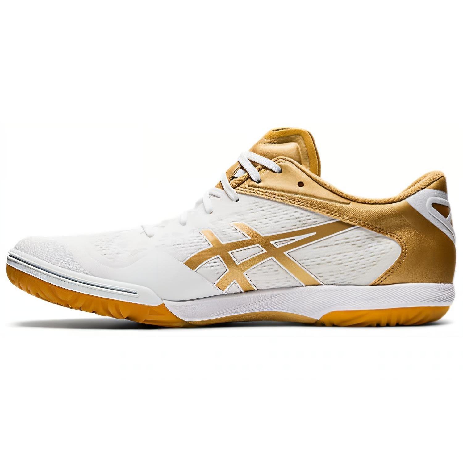 (WMNS) ASICS Attack Dominate FF 2 White Pure Gold Women s 1073A010-102 EU 41.5