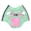 Cute Dog Clothes for Small Medium Dogs Warm Winter Pet Jacket with Harness Pocket Windproof Puppy Coat Pets Yorkshire Outfits