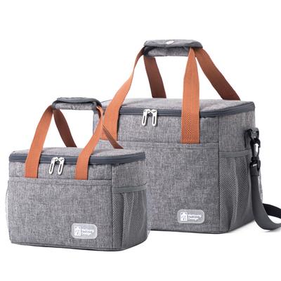 Große Kapazität Wärmedämmung Mittagessen Tasche Oxford Tuch Lebensmittel Lagerung Picknick Taschen Tote Tragbare Kühlbox Taschen