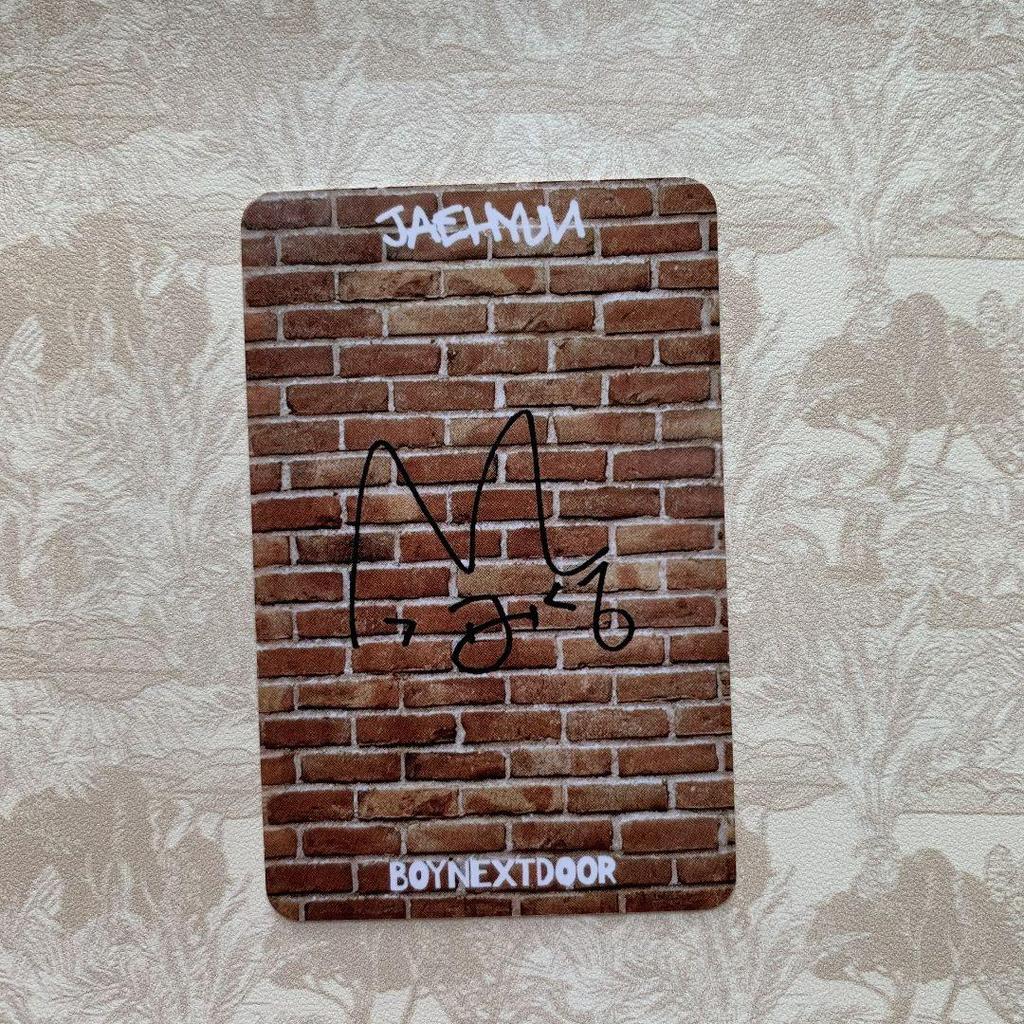 [USED] BOYNEXTDOOR Lakidro Why Weverse Jaehyun Trading Card