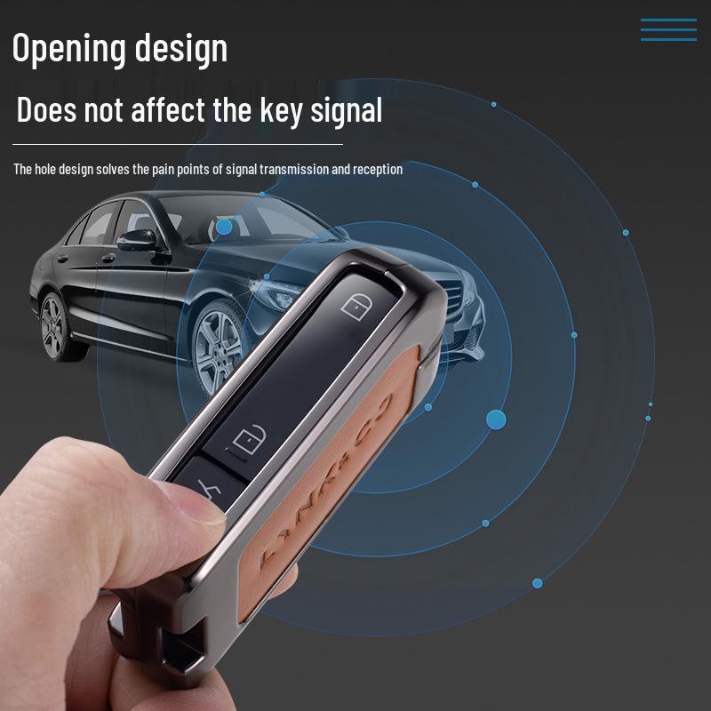 Lynk&Co 03/03+ Key Case for 01PHEV/05/06 High-End Versions - Protective Car Key Shell Modification