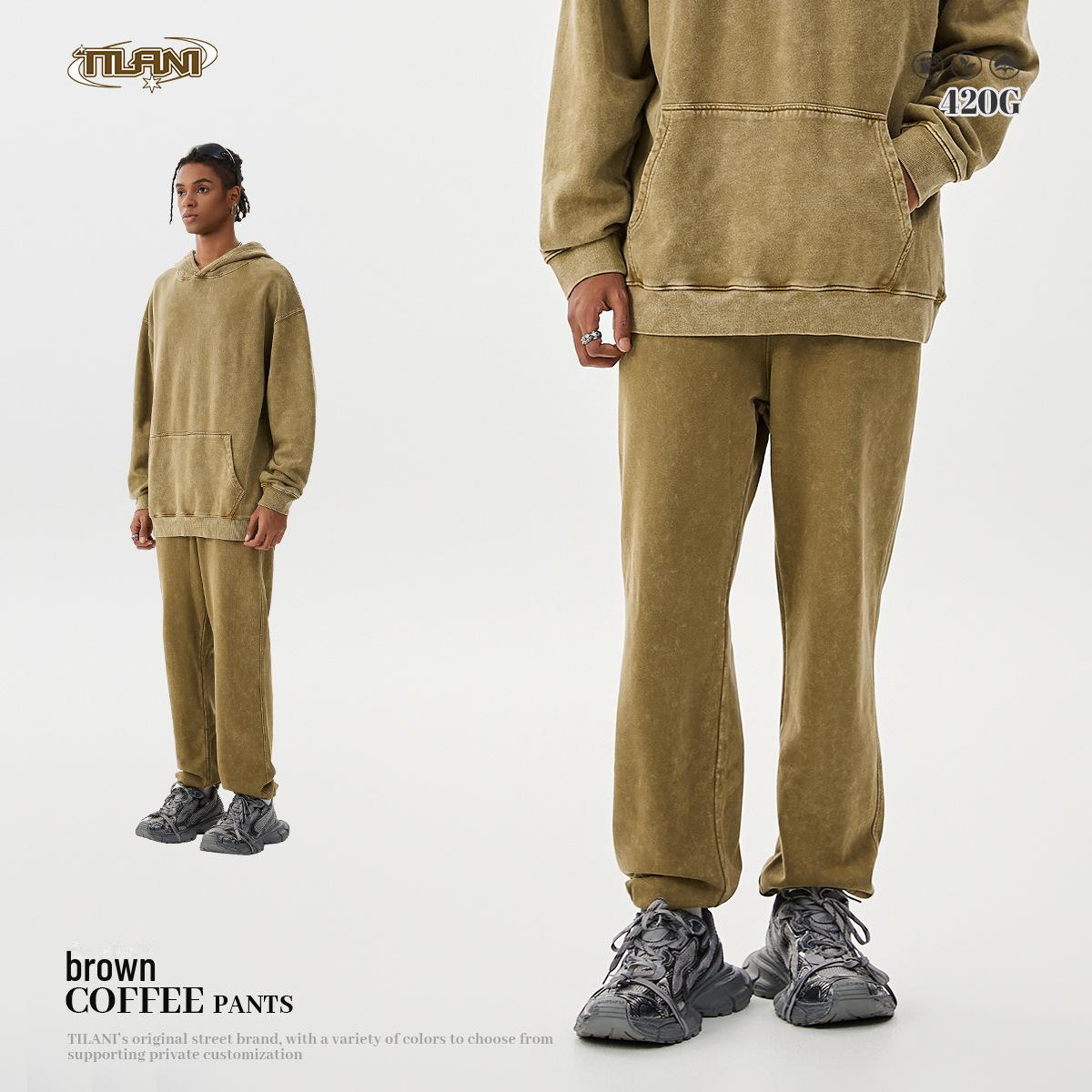 

Толстовка с капюшоном Tilani Batik Heavy 420g, унисекс, комплект из двух предметов, повседневный спортивный костюм Small