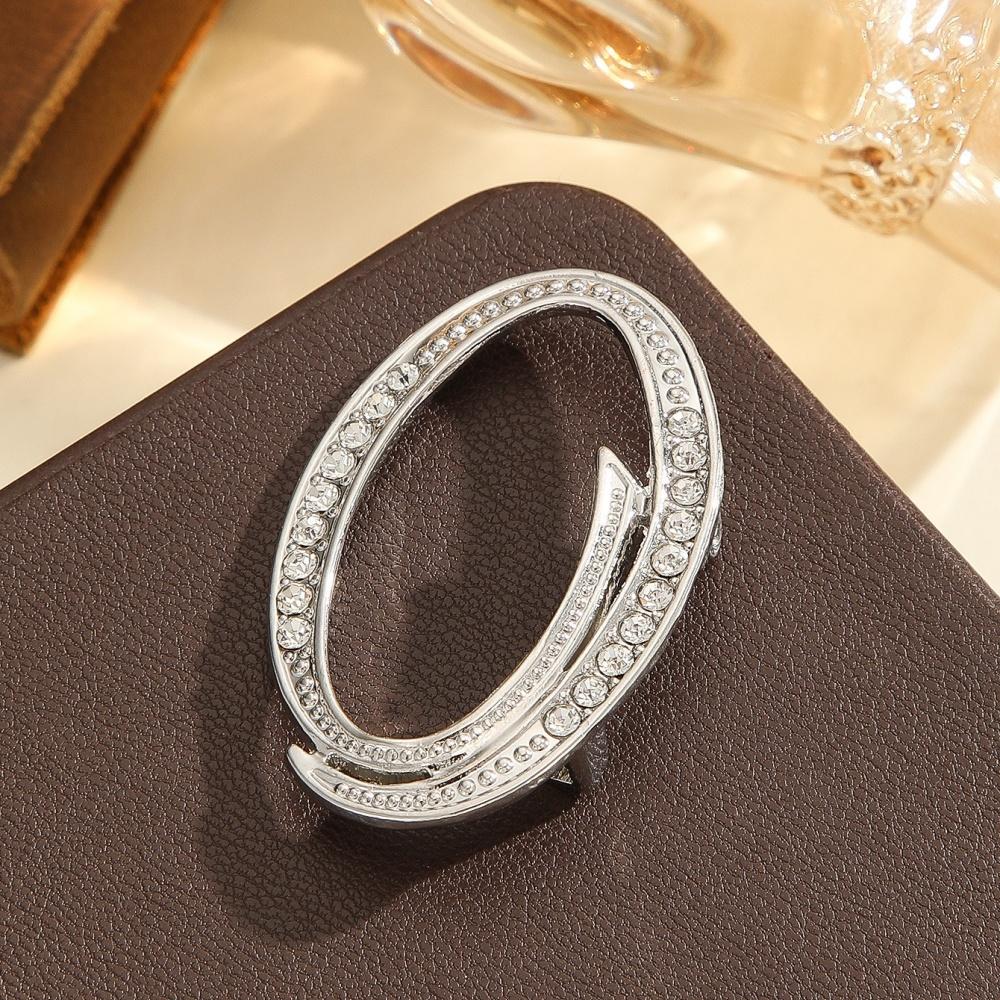 Spilla di Diamanti con 26 Lettere Inglesi Spilla Corsage in Metallo con Strass da Donna per Abbigliamento Zaino Sciarpa e Accessori Spille