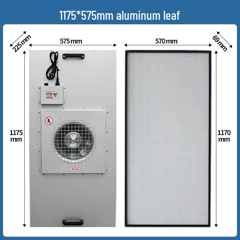 FFU High-Efficiency Industrial Air Purifier - Class 100 Dust-Free Workshop Filter Fan