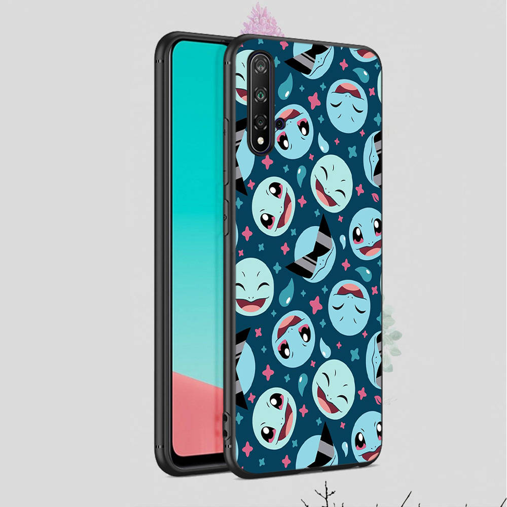 CT57 Pokemon Case for iPhone 16 15 Plus 14 13 12 11 Pro 8 7 6S 6 SE 5S X XR XS Max Realme C30 C33 C31 9I Huawei P30 Black Sofe Cover