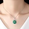 BELLA BOX Hot-selling Green-shaped Gorgeous Personalized Clavicle Chain Simple Crystal Necklace For Women Wedding Jewelry Wholesale