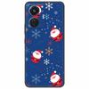 Christmas Case For Vivo T1 44W Soft Silicone Back Cover for Vivo T1 4G Snapdragon 680 Phone Case Cartoon V2153 VivoT1 4G Funda