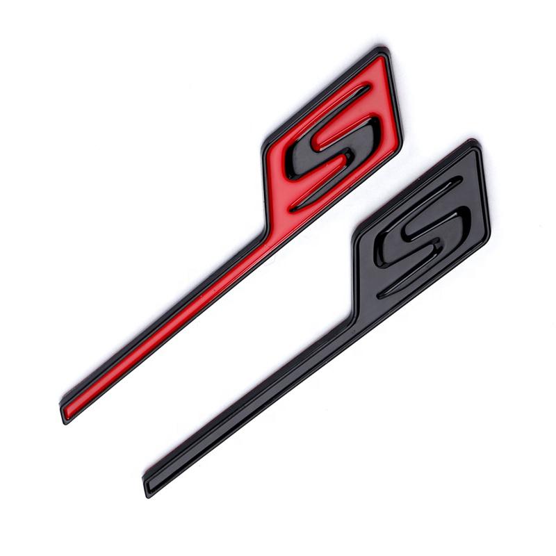 3D ABS Car Rear Trunk Badge Decal BDGJ6 Emblem Sticker S Logo For Mercedes AMG X156 W205 W212 W207 W176 A GLA CLA 45s GLE GLC C E 63S