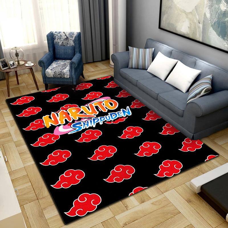 Anime-Naruto Area Carpet for Living Room Bedroom Home Decor Cool Movie Mat Floor Mat -LXR78