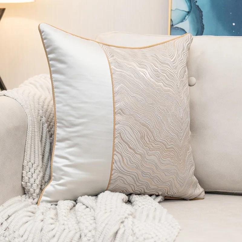 Luxury Sofa Cushion Pillow Nordic Style European Luxury Pillow Model Room Villa Living Room High Grade Pillow Case
