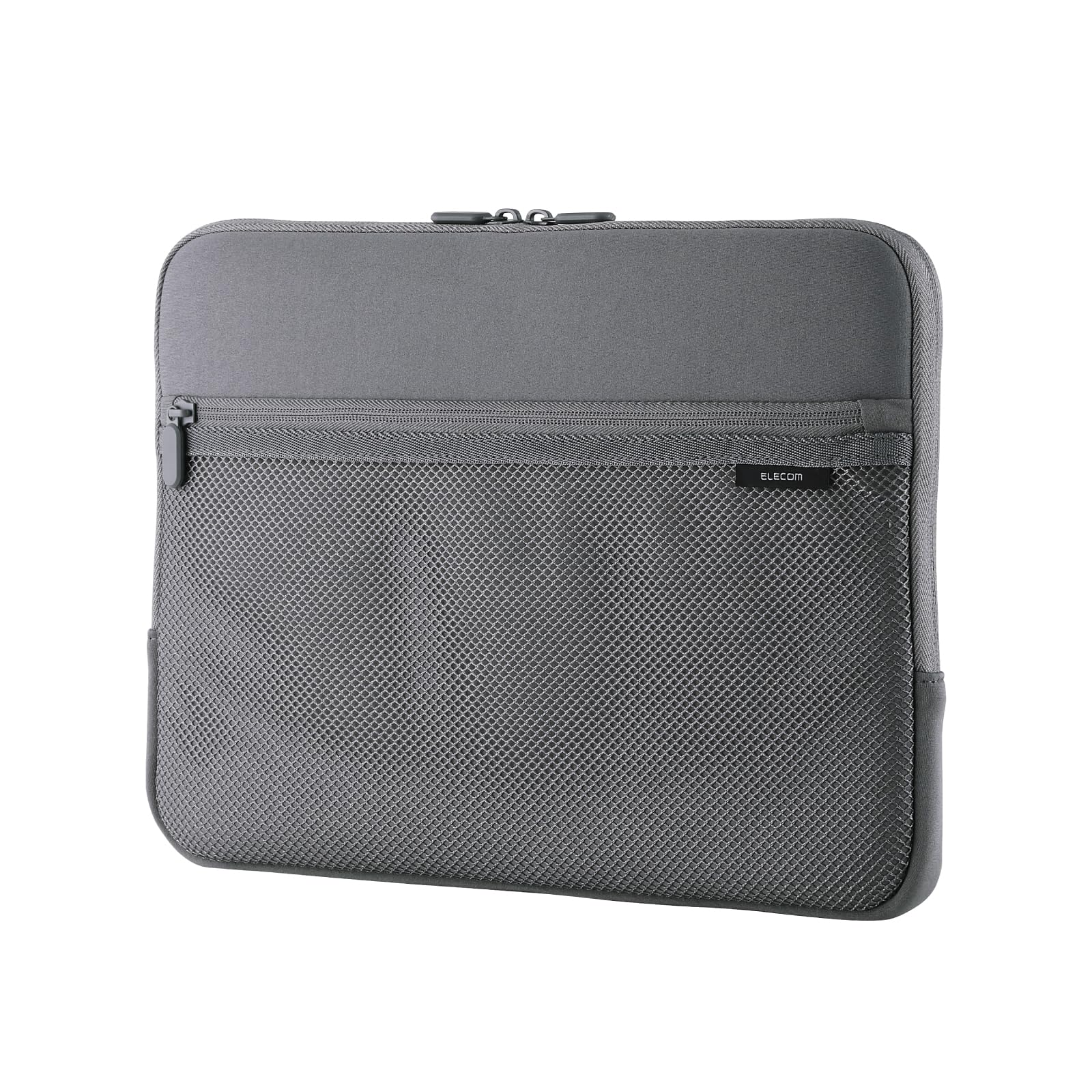 

ELECOM Neoprene PC Case with Zipper Fits PCs Pocket, Gray, BM-IBPTNP14GY, 14-inch серый