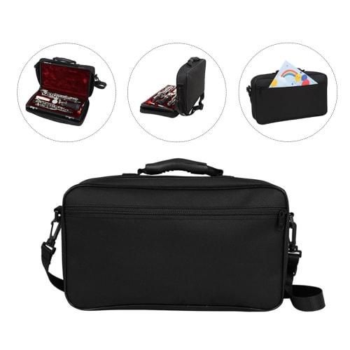 HOLIDYOYO Oboe Bag, Clarinet Case, Shockproof, Waterproof, Shoulder Bag for Clarinet and Oboe Protection, Easy To Grip, Wind Instrument Accessories