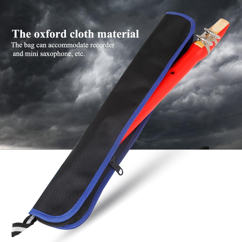 Mini Saxophone Bag Black and Blue Side Universal Oxford Cloth Waterproof Musical Instrument