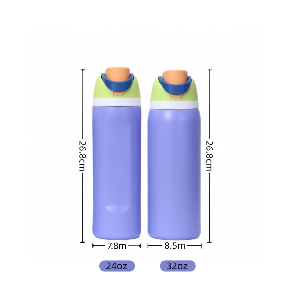 24/32oz Große Kapazität Edelstahl Thermobecher für Outdoor Camping Strand Tragbarer Tumbler Vakuumflaschen Thermoskanne Wasserflasche
