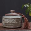 Tea Containers Ceramic Sealed Can Large Size Tea Box Storage Tank Ceramic Tea Utensil Portable Tea Storage Tea Caddy Tea Jar