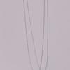 POSTLUDE [SILVER] SOFT SHINE LONG CHAIN Necklace (SLIM)