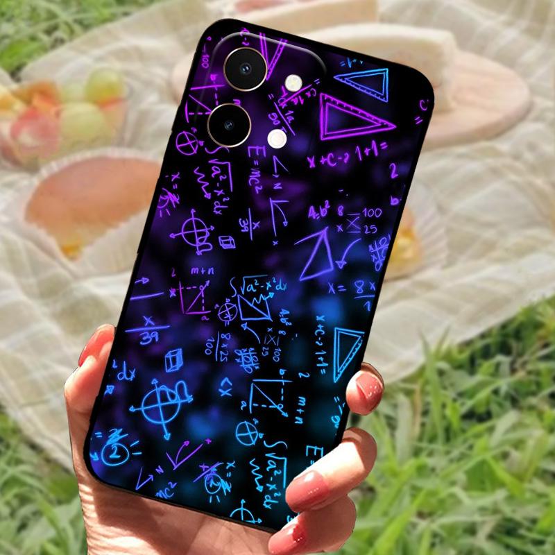 Case For Vivo Y28 4G Back Cover Anti-Falling Phone Shell For VIVO Y28 Fashion Fundas Non-slip Cartoon Soft Silicone Phone Bumper