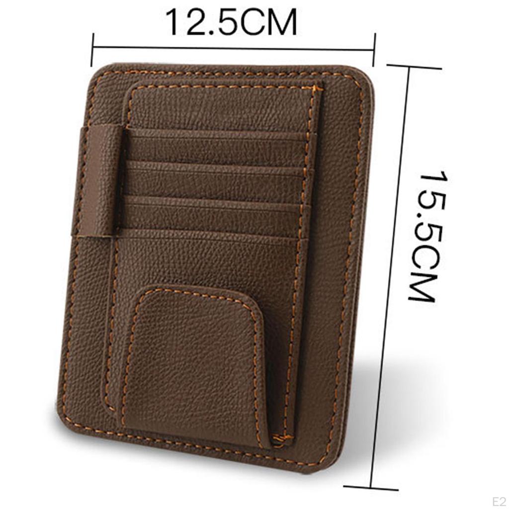 Car Organizer, Holder Glass Bills Wallet Auto Interior Accessories for Tickets
