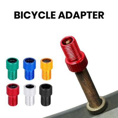 Fahrrad-Ventiladapter, Presta-zu-Schrader-Ventil-Konverter, rostfrei, korrosionsbeständig, langlebig, Fahrrad-Luftkompressor-Werkzeug