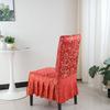 Hotel Professional Nailed Wooden Chair Chair Cover Geometric Pattern Hotel Conference Chair Cover Hotel Household Nailed Universal