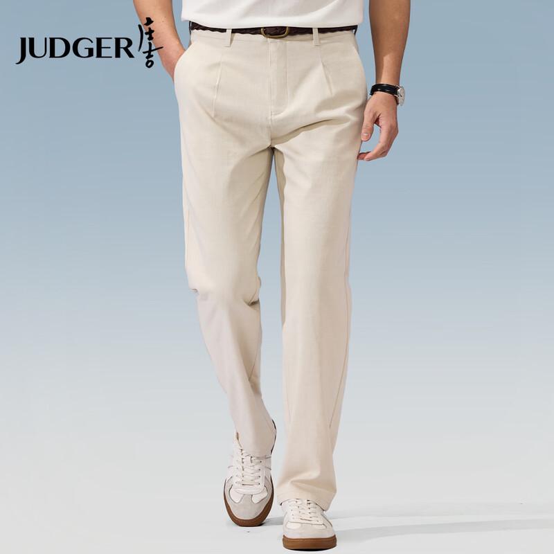 Judger Men s Stretch Straight Fit Cotton Feel Jeans 32