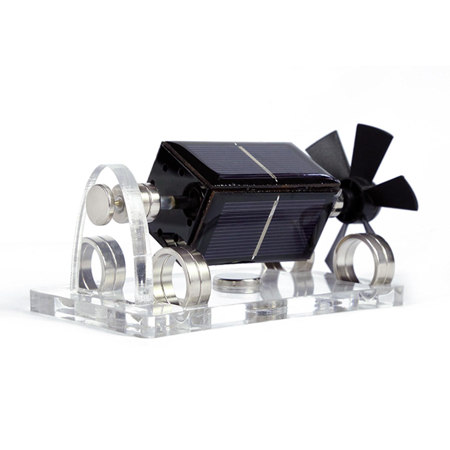 Solar Black Technology Metal Perpetual Motion Magnetic Levitation Ornaments Office Decompression Desktop Creative Decorative
