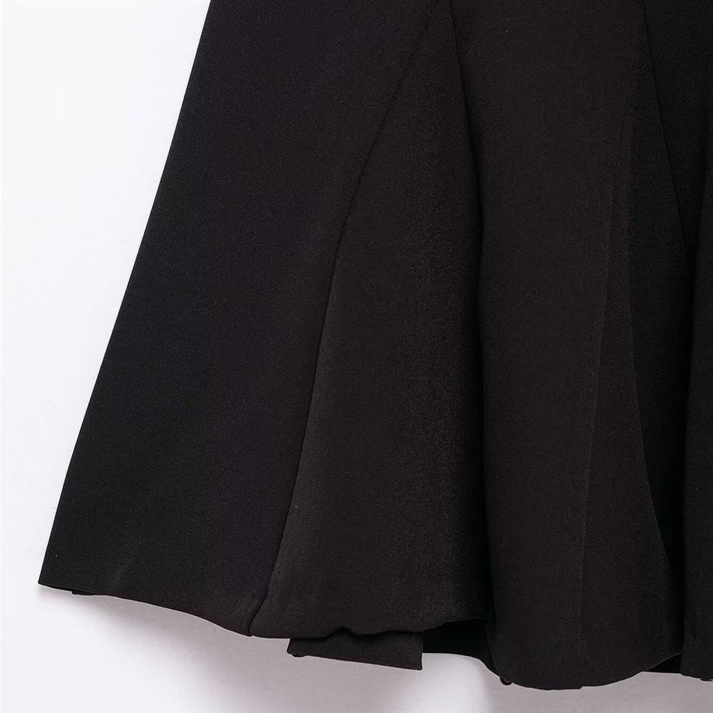 2025 Spring Women's Wave-Style Slim Strapless Dress