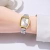 Simple Retro Wine Barrel-Shaped Women'S Watch Niche High-End Stainless Steel Watch Quartz Women'S Watch