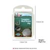 FTK 1pc/3pcs/5pcs 20G Fishing Find Bottom Counterweight Tungsten Mud Sinker Washable Shaping Lead Skin Pendant European Counterweight
