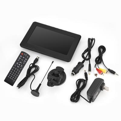 7inch ATSC 16:9 HD Digital Analog Portable TV Color Television Player for Home Car