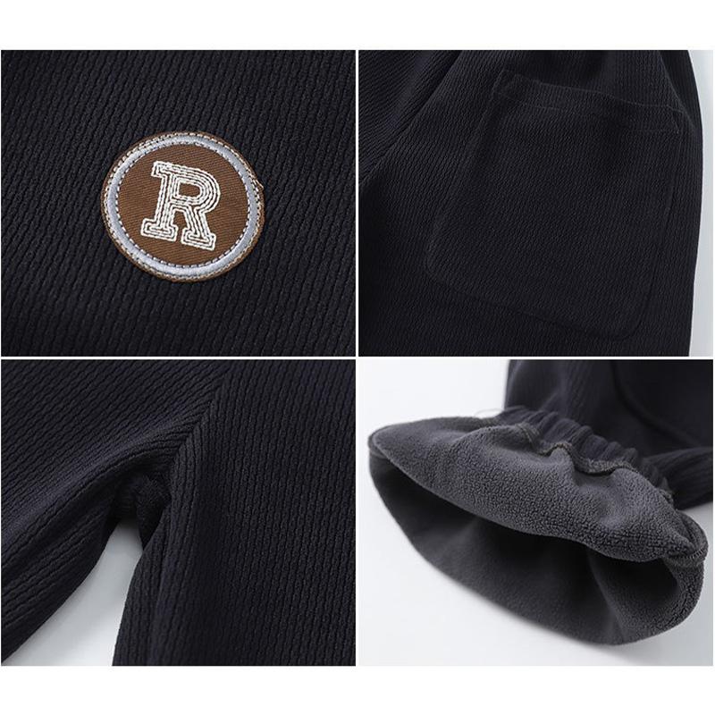 Korean Style Winter Warm Pants Children Sweatpants Thicken Corduroy Boys Casual Pants Boys Sport Pants Kids Loose Long Trousers