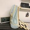 Contrast Color Backpack Men's And Women's Campus Student Schoolbag Lightweight Travel Backpack