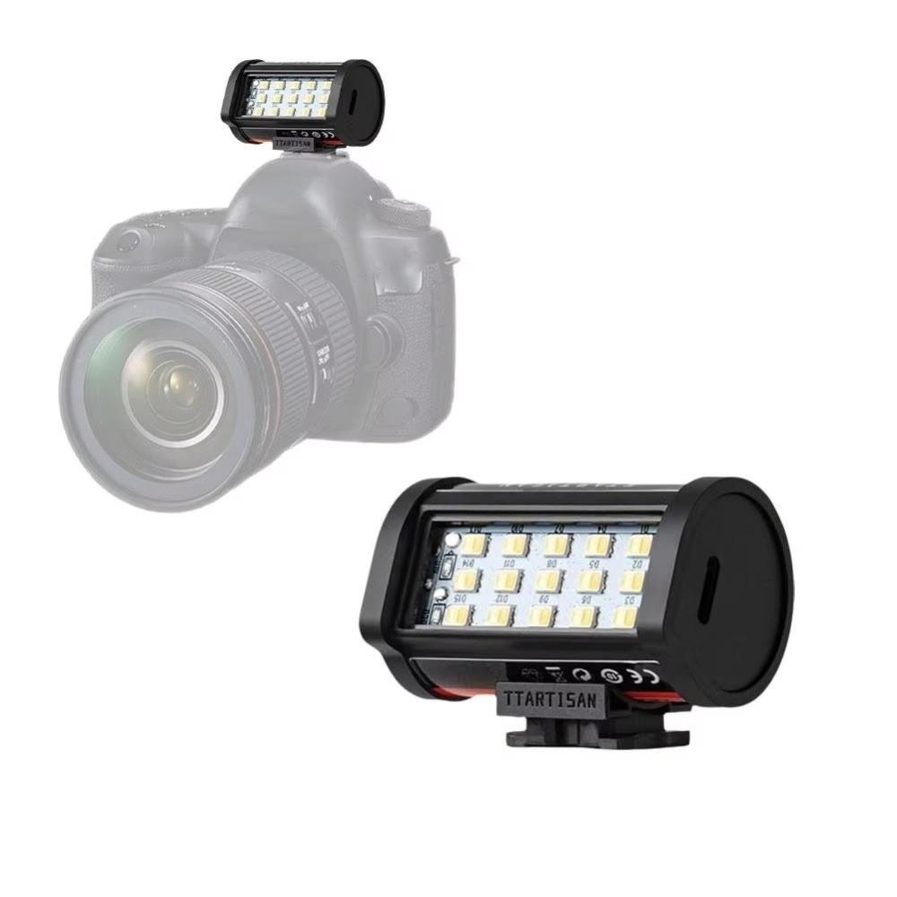 USB Rechargeable Mini Magnetic Flash Magnetic Mount Cold Shoe Mount Fill Light Quick Release Camera Flash Night Scene Lighting