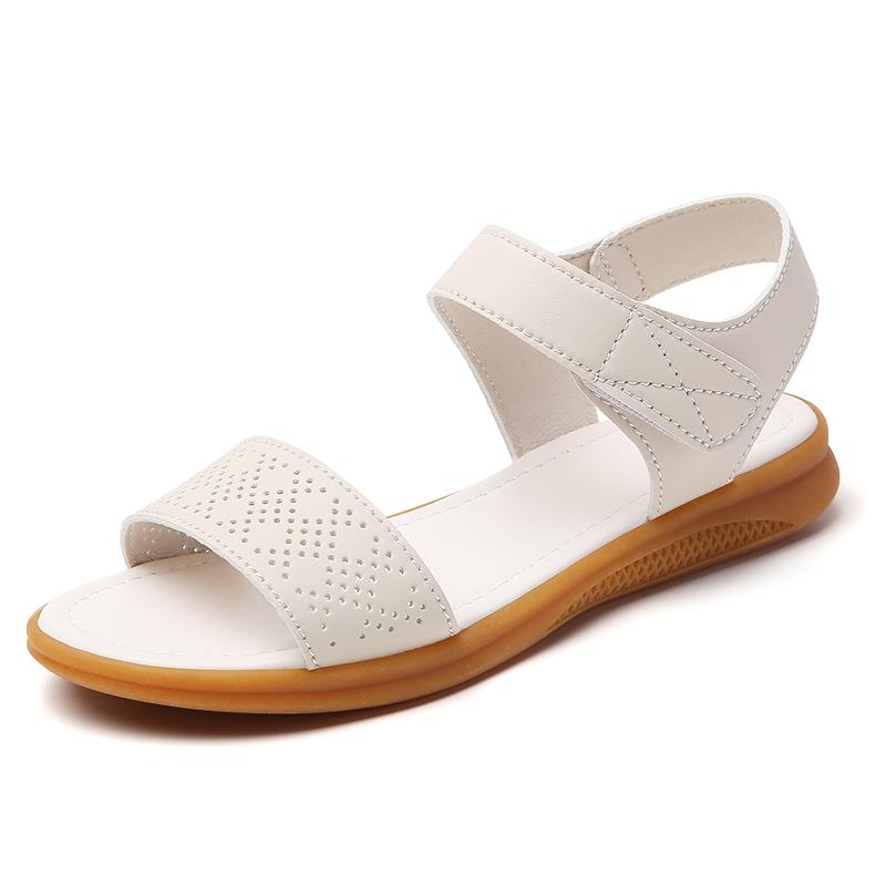 Women Black Wedge Sandals Summer White Dressy Open Toe Casual Thick Sole Platform Heel Sandals Plus Size