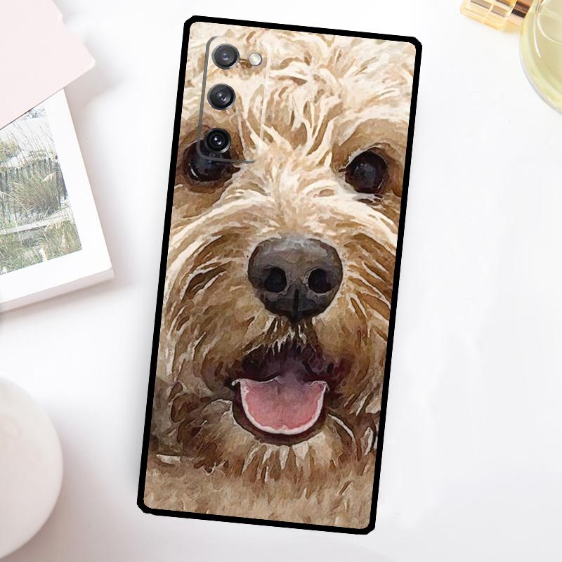 Brown Cockapoo Phone Case For Samsung Galaxy S26 S25 S24 S23 Ultra S20 FE S10 S21 S22 Plus S25 FE Cover